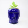 1 (9) Modern Man Face Ceramic Planter