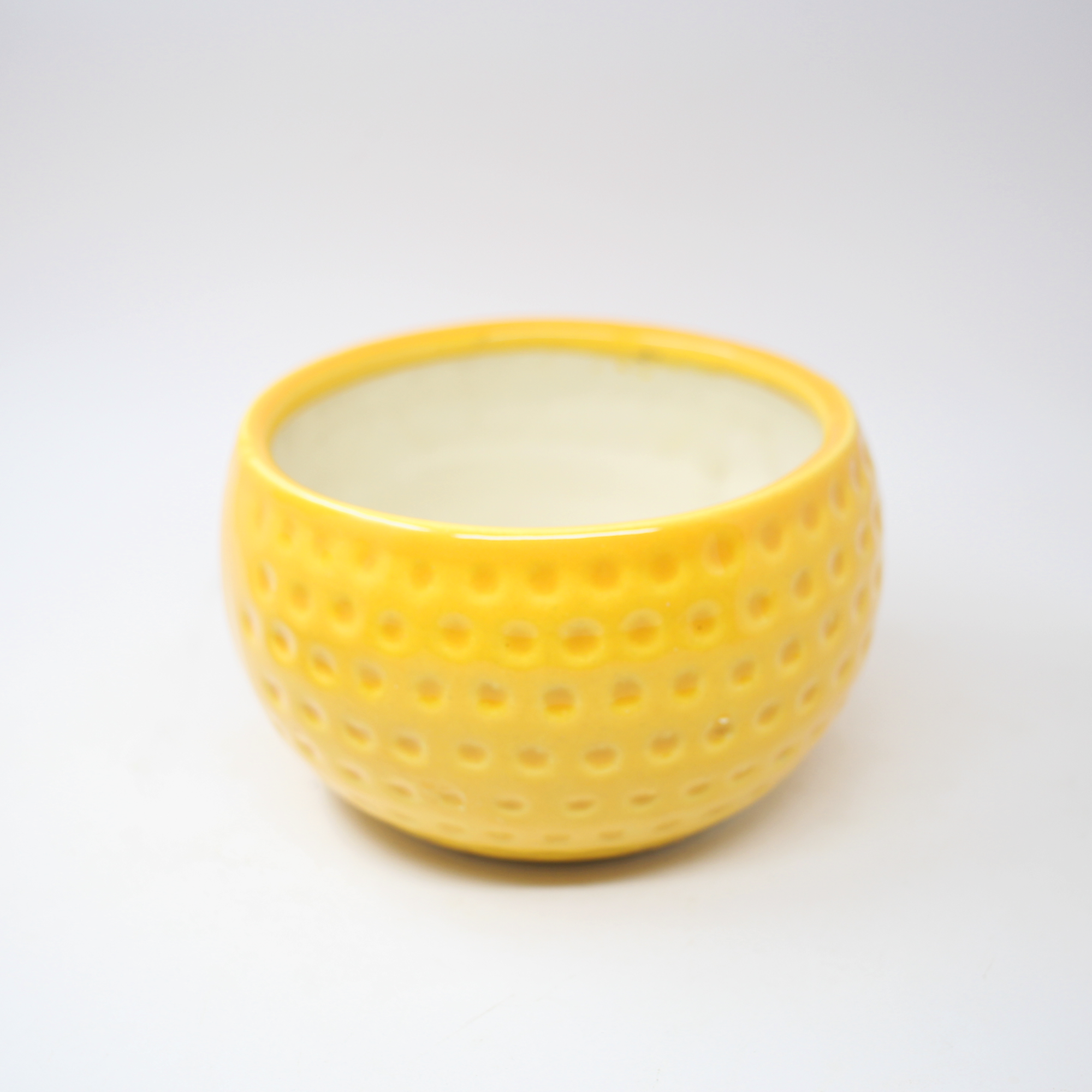 3 (3) Small Dot Ceramic Bowl Planter