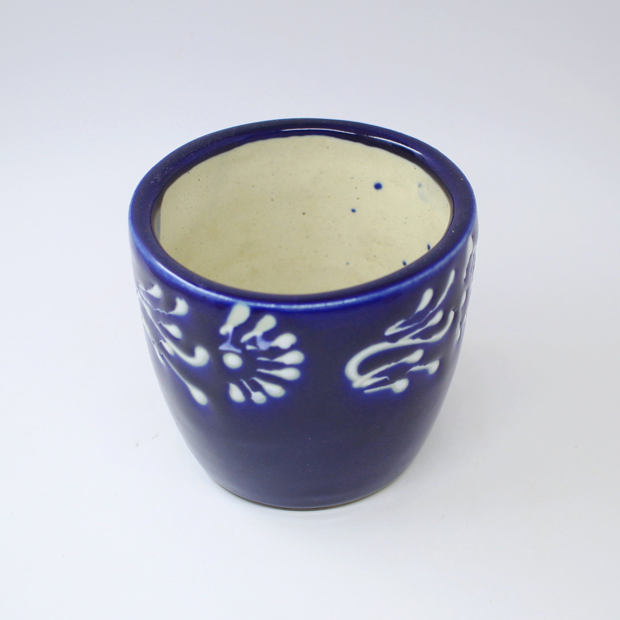 Rajasthani Hand Painted Ceramic Pot