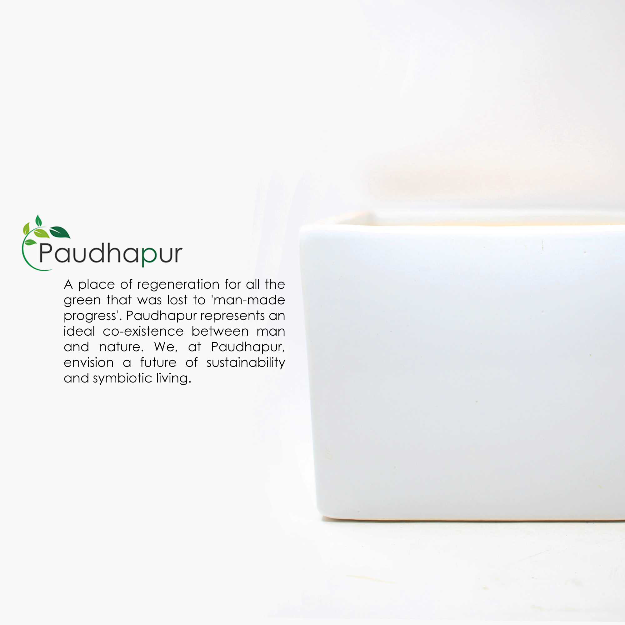 8 Square Cube Ceramic Pot