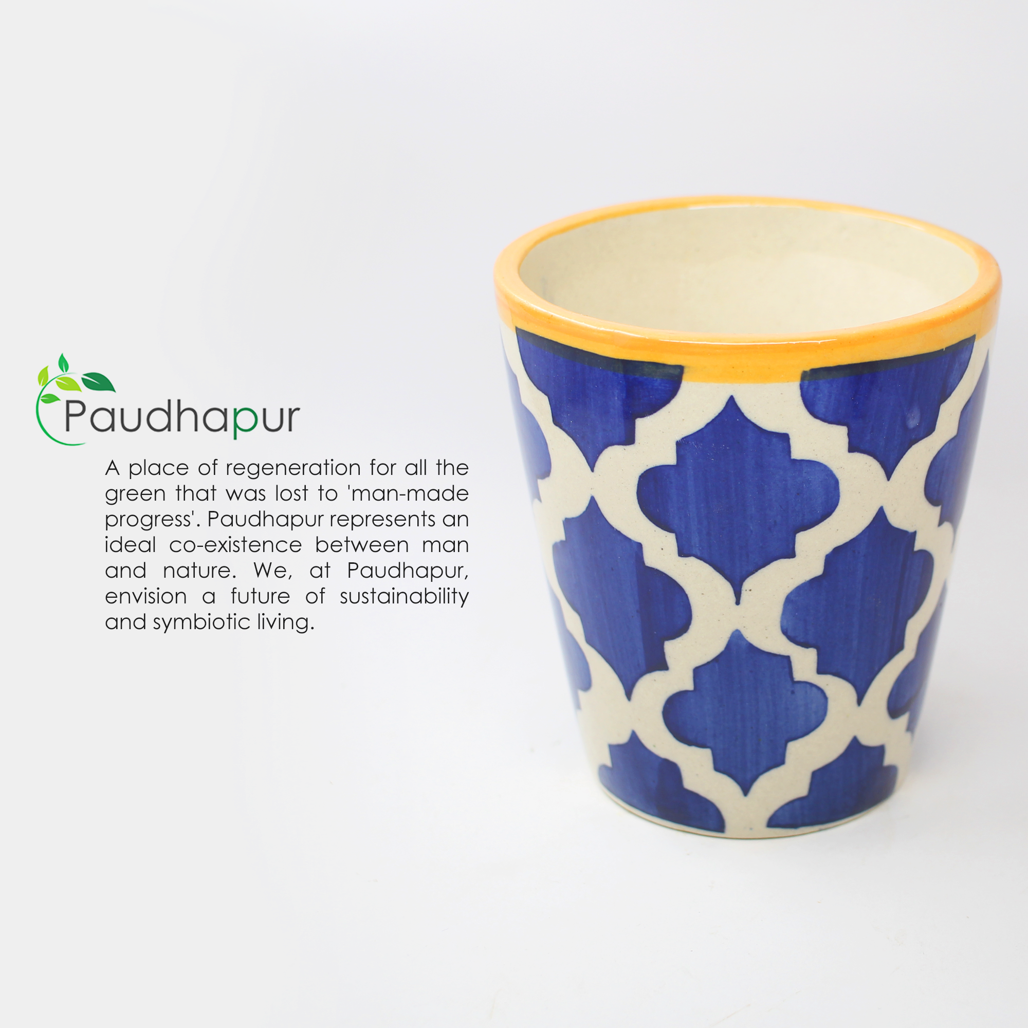 8 Moroccan Rose Ceramic Pot