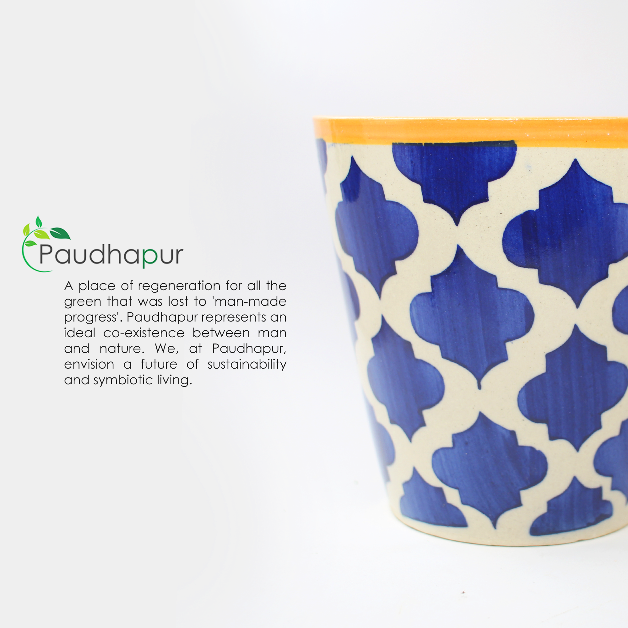 Moroccan Rose Ceramic Pot